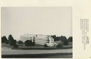 Krankenhaus an der Havel (Diplomarbeit bei Kurt Dübbers): Modellfoto