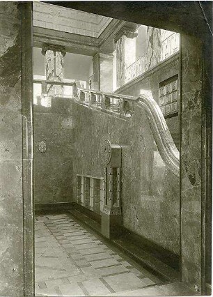 Billing, Hermann; Mannheim (Baden-Württemberg); Kunsthalle - Treppe