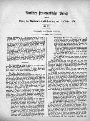 No. 32, 19. Oktober 1876