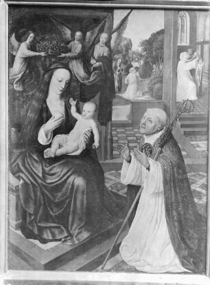 Madonna erscheint dem heiligen Bernhard