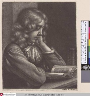 [Lesender Junge; Boy Reading a Book]