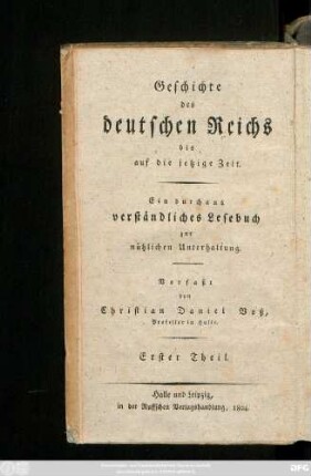 H. 13 = Theil 1: Allgemeine Geschichte der europäischen Staaten : ein durchaus verständliches Lesebuch zur nüzlichen Unterhaltung