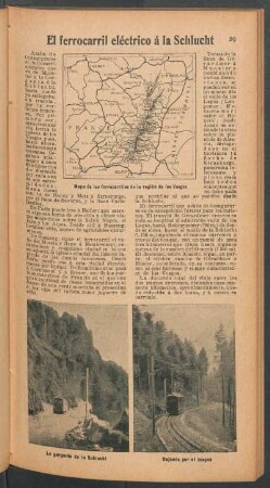 El ferrocarril eléctrico á la Schlucht