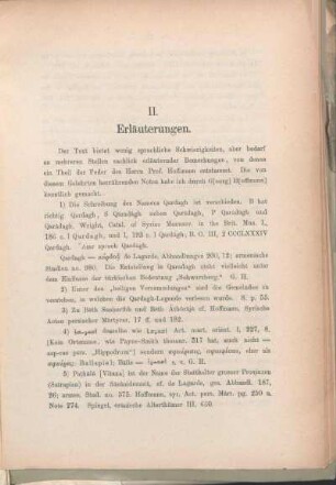 II. Erläuterungen.