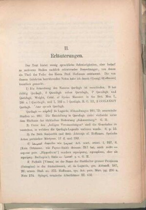 II. Erläuterungen.