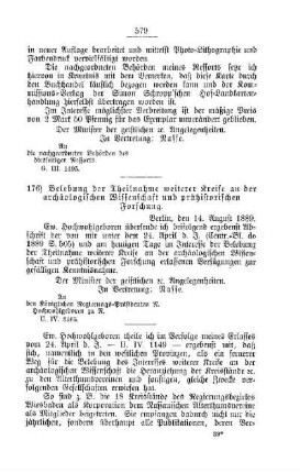 Belebung der Theilnahme weiterer Kreise an der archäologischen Wissenschaft und prähistorischen Forschung : [I. Allgemeine Verhältnisse]