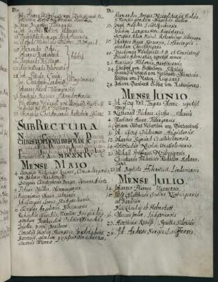 Sommerhalbjahr 1624. Rektorat Christoph Besold