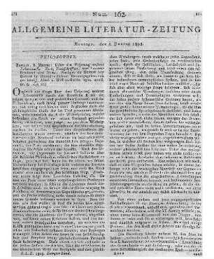 Bendavid, L. ; Block, G. W.: Über den Ursprung unserer Erkenntniß. Zwei Preisschriften. Hrsg. von der Königlichen Akademie der Wissenschaften zu Berlin. Berlin: Maurer 1802
