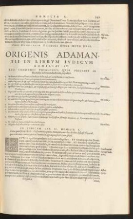 Origenis Adamantii In Librum Iudicum Homiliae IX.
