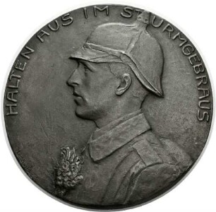 Weltkriegsmedaille von Paul Leibküchler auf die Erste Flandernschlacht, 1915/1916