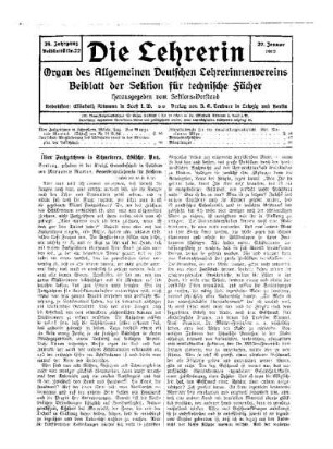 Über Fachzeichnen in Schneidern, Wäsche, Putz : Vortrag, gehalten in der Königl. Gewerbeschule in Potsdam ; (Schluß von Nr.21 S.32)