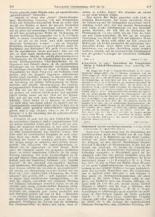 216-217 [Rezension] Köhler, Walther, Nederlandsch Archief voor Kerkgeschiedenis; 1935