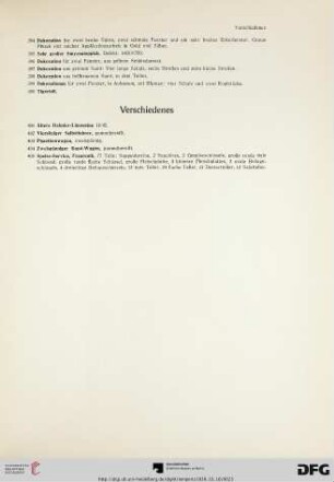 Verschiedenes (Nr. 401-405)