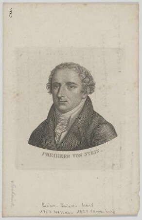 Bildnis des Karl von Stein