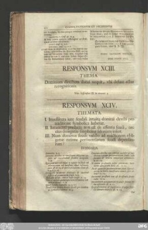 [(VII) De Iure Domini Directi Et Vasalli In Feudo.]