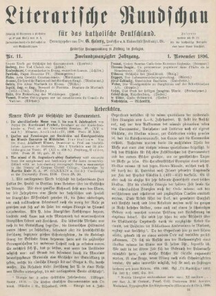 321-324 Neuere Werke zur Geschichte des Sacramentars
