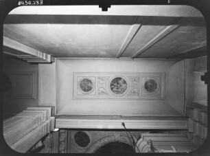 Gotha. Schloss Friedenstein, Inneres, Schlosskirche, Decke