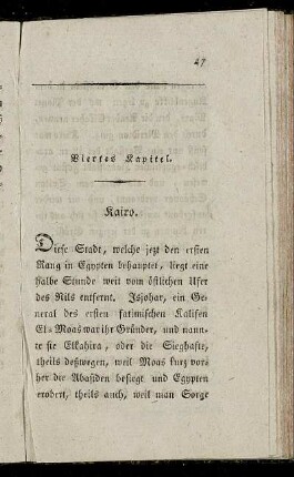 Viertes Kapitel. - Sechstes Kapitel.