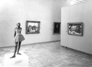 Dresden. Albertinum, Galerie Neue Meister. Raumaufnahme (Edgar Degas, James Ensor, Paul Gauguin)