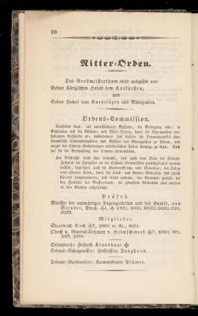 Ritter=Orden.