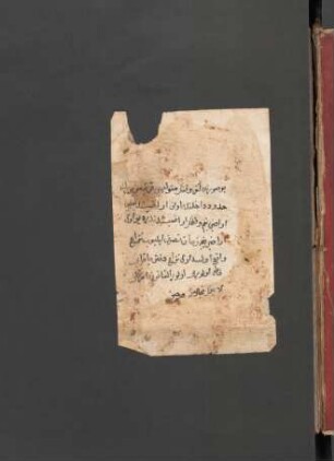 Am Ende der Handschrift 2 lose, ungezählte Zettel