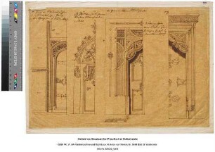 Studie an altdeutscher Architektur