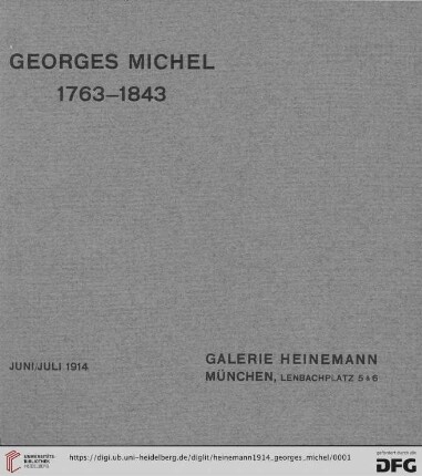 Ausstellung Georges Michel