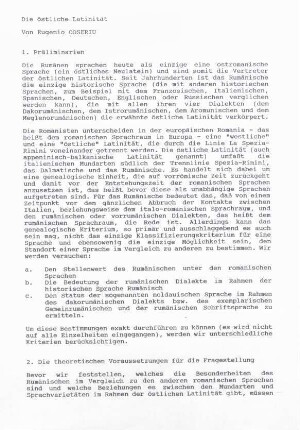 1, 1. Präliminarien