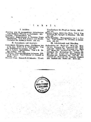 Inhalt der zweiten Abtheilung der Allgemeinen Schulzeitung : [December 1832, Heft 145 - 157]