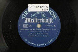 Zweite Symphonie, D-dur, op. 36 : 1. Satz: Allegro con brio, III. Teil