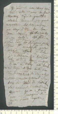 Brief von Madeleine de Chamisso an Charles de Chamisso und Hippolyte de Chamisso