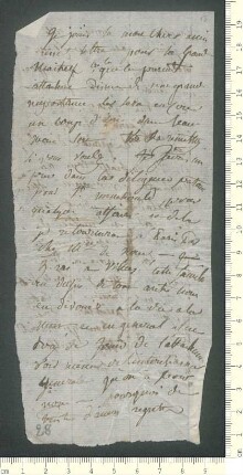 Brief von Madeleine de Chamisso an Charles de Chamisso und Hippolyte de Chamisso