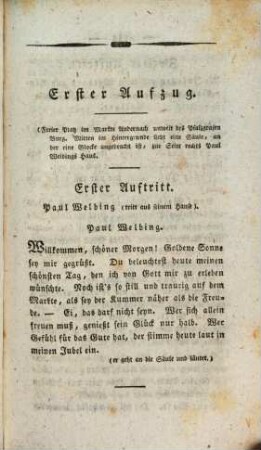 Genovefa, Pfalzgräfin am Rhein : ein Schauspiel in vier Aufzügen ; dritter und letzter Theil