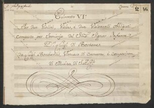 Quintette; vl (2), vla, vlc (2); a-Moll; G 300; op. 25,6