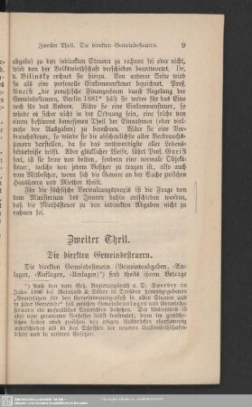 Zweiter Theil. Die direkten Gemeindesteuern
