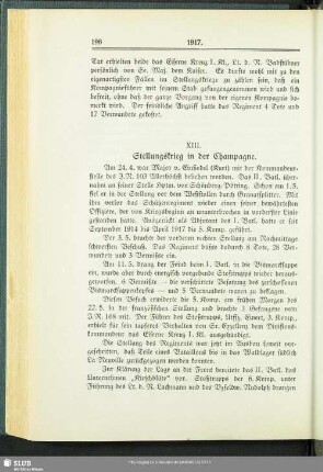 XIII. Stellungskrieg in der Champagne