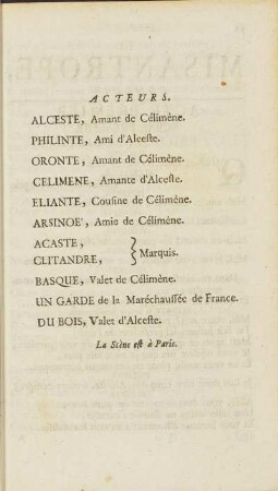 Acteurs.