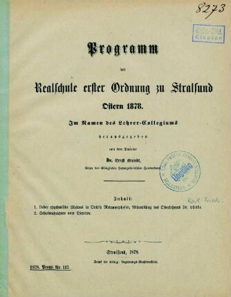 [Beginn]: Über rhythmische Malerei in Ovid's Metamorphosen