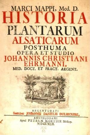 Historia plantarum Alsaticarum
