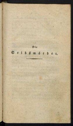 Die Selbstmörder