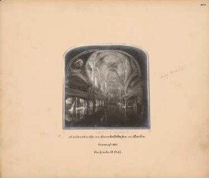 Friedenskirche im Humboldthafen, Berlin: Perspektivische Innenansicht, gerahmt, (vgl. Inv.Nr. F 5521)