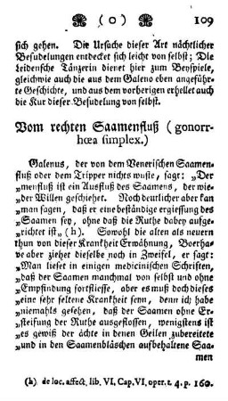 Vom rechten Samenfluß (gonorrhœa simplex.)