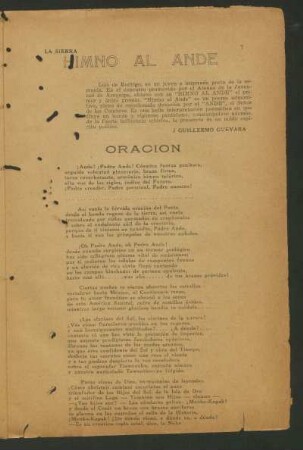 Himno al Ande