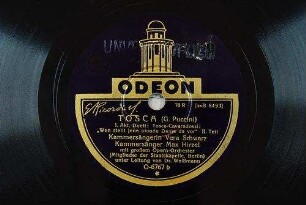 Tosca : 1. Akt, Duett: Tosca-Cavaradossi: "Wenn stellt jene blonde Dame da vor"; II. Teil / (G. Puccini)