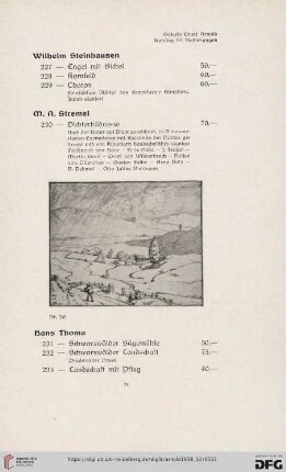 Hans Thoma (Nr. 231-238)
