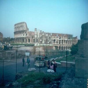 Rom. Kolosseum, Amphitheater (erbaut zw. 72 und 80 n. Chr.)