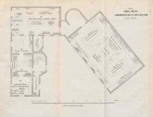 Plan II. Königl. Preuss. Landwirthschaftliches Museum. Obere Räume