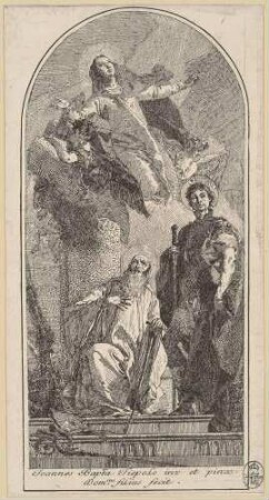 Mariä Himmelfahrt mit dem heiligen Georg und dem heiligen Antonius Abbas