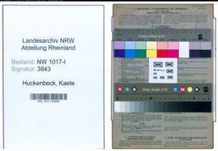 Entnazifizierung Kaete Huckenbeck , geb. 11.03.1893 ()