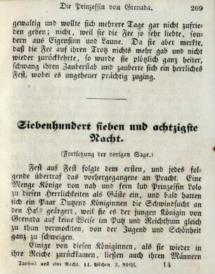 Siebenhundert sieben und achtzigste Nacht